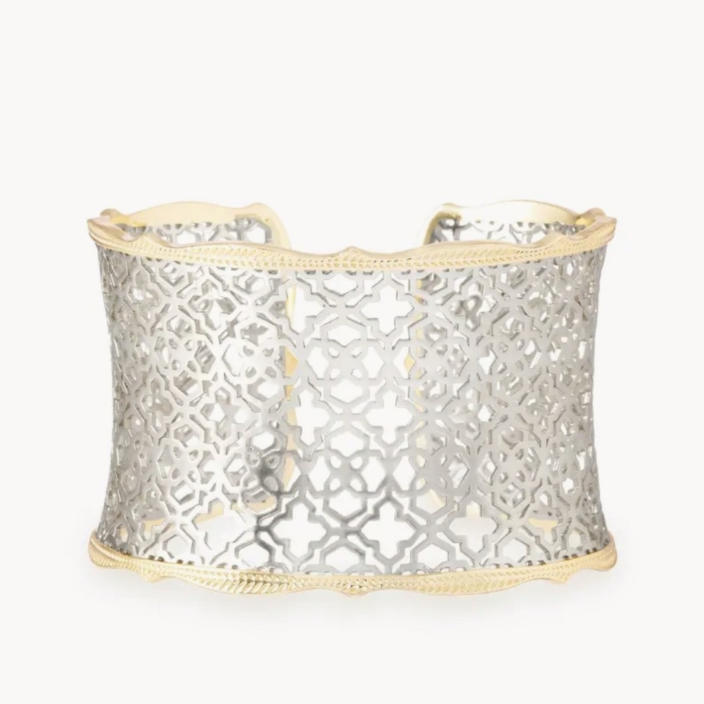 Kendra Scott Gold Ornate Cuff Bracelet